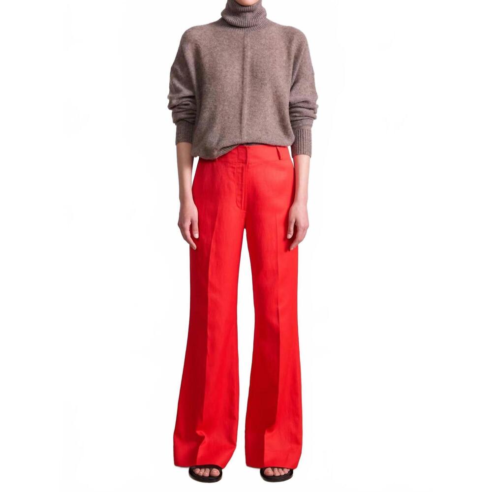 NEW APIECE APART adi wide leg trousers in tigerlily